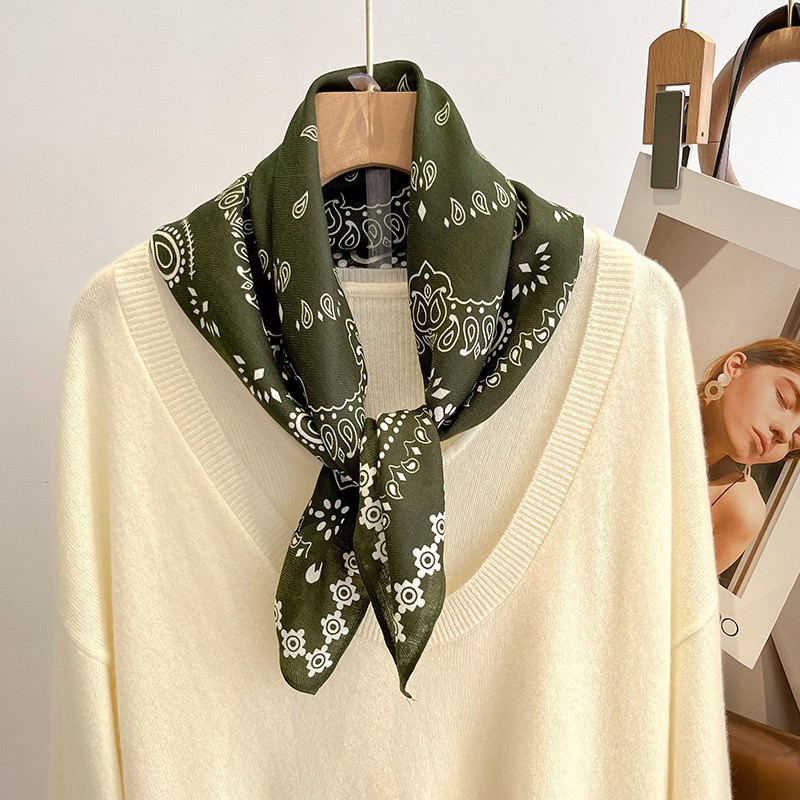 Scarf Silk Square - Frühling und Sommer Dünner Modischer Vielseitiger