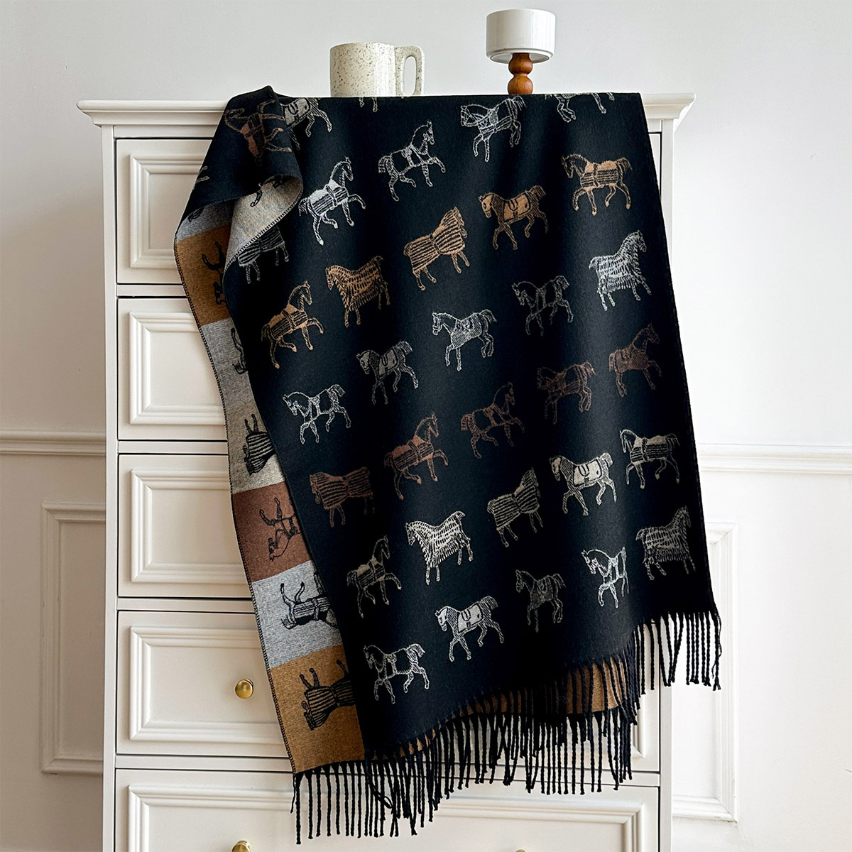 Winter-Schal für Damen, luxuri – Woven Scarf Blanket Bewertung und Preis