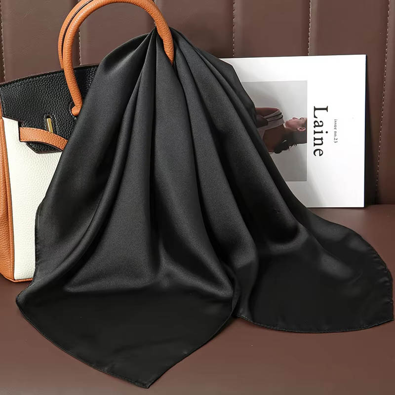 Luxus Einfarbig Seide Quadrat  – Scarf Silk Square Bewertung und Preis
