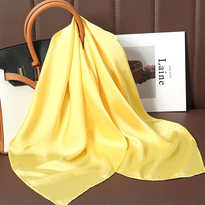 Luxus Einfarbig Seide Quadrat  – Scarf Silk Square Bewertung und Preis
