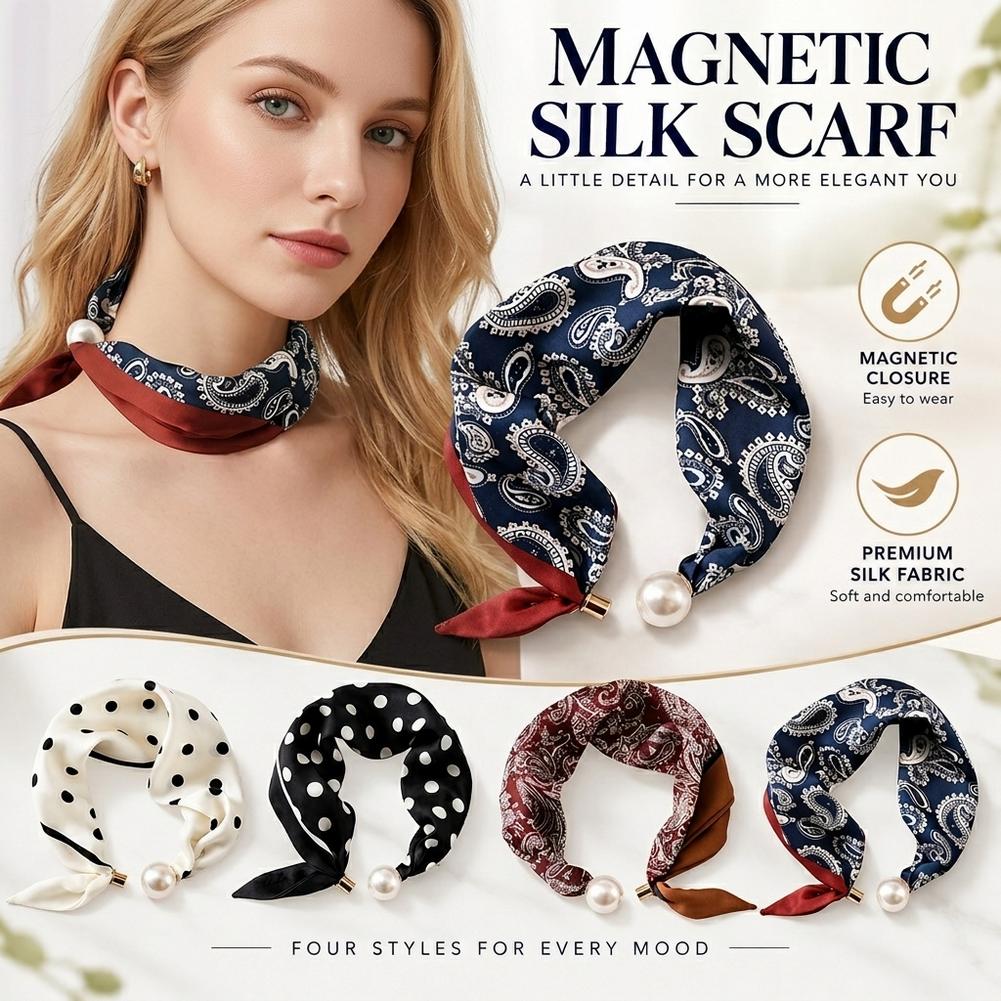 Seidenschal mit Perlenschnalle – Face Scarf Mask Bewertung und Preis