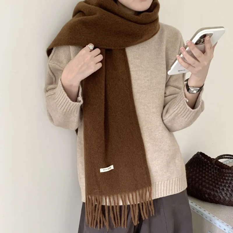 Koreanische Version, schicker, – Muffler Men Wool Bewertung und Preis