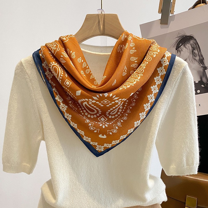 Frühling und Sommer Dünner Mod – Scarf Silk Square Bewertung und Preis