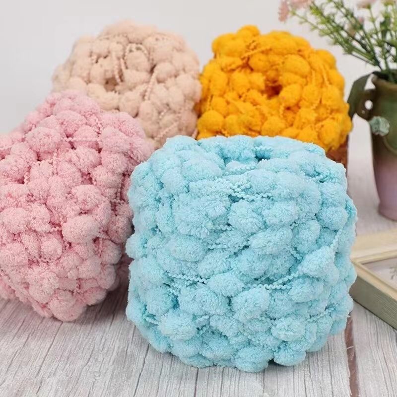 100g Pom Pom Garn Buntes Chunk – Woven Scarf Blanket Bewertung und Preis